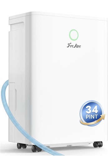 2500sq dehumidifier 34pint - 2500sq.ft,