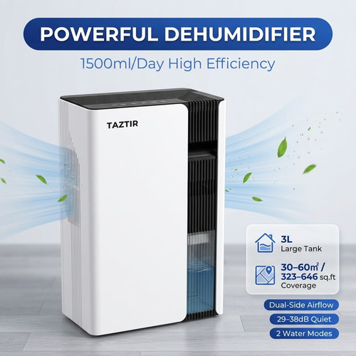 Dehumidifier for home - 3l,