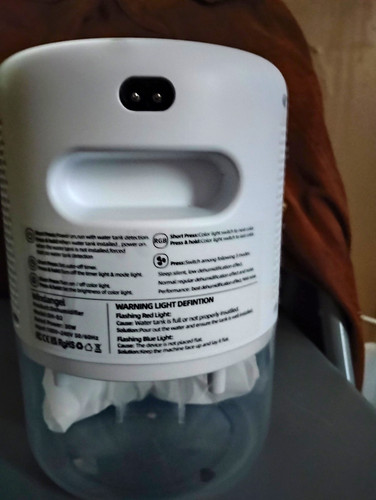 Mini dehumidifier gal - 0.6, tank