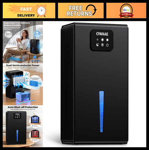 Quiet 1000 dehumidifier - quiet, sq.ft